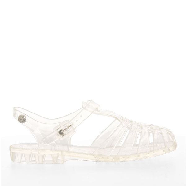 Saloa women's shiny see-through jelly sandals