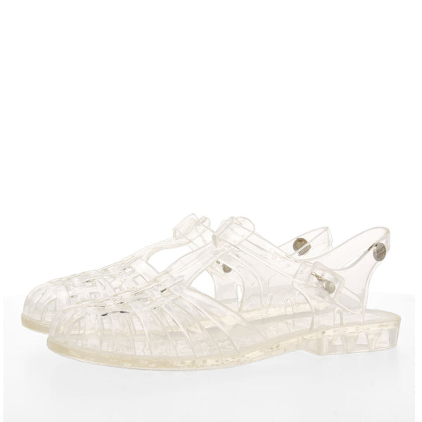 Saloa women's shiny see-through jelly sandals