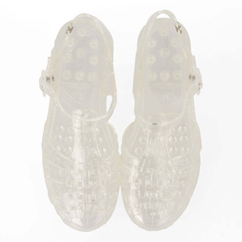 Saloa women's shiny see-through jelly sandals