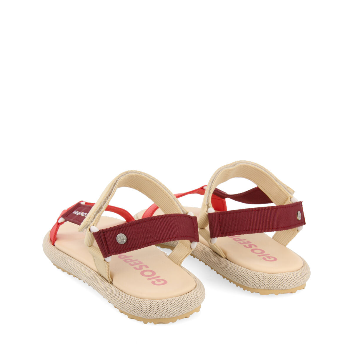 Rugny women's multicoloured sandals with straps and adjustable fastening