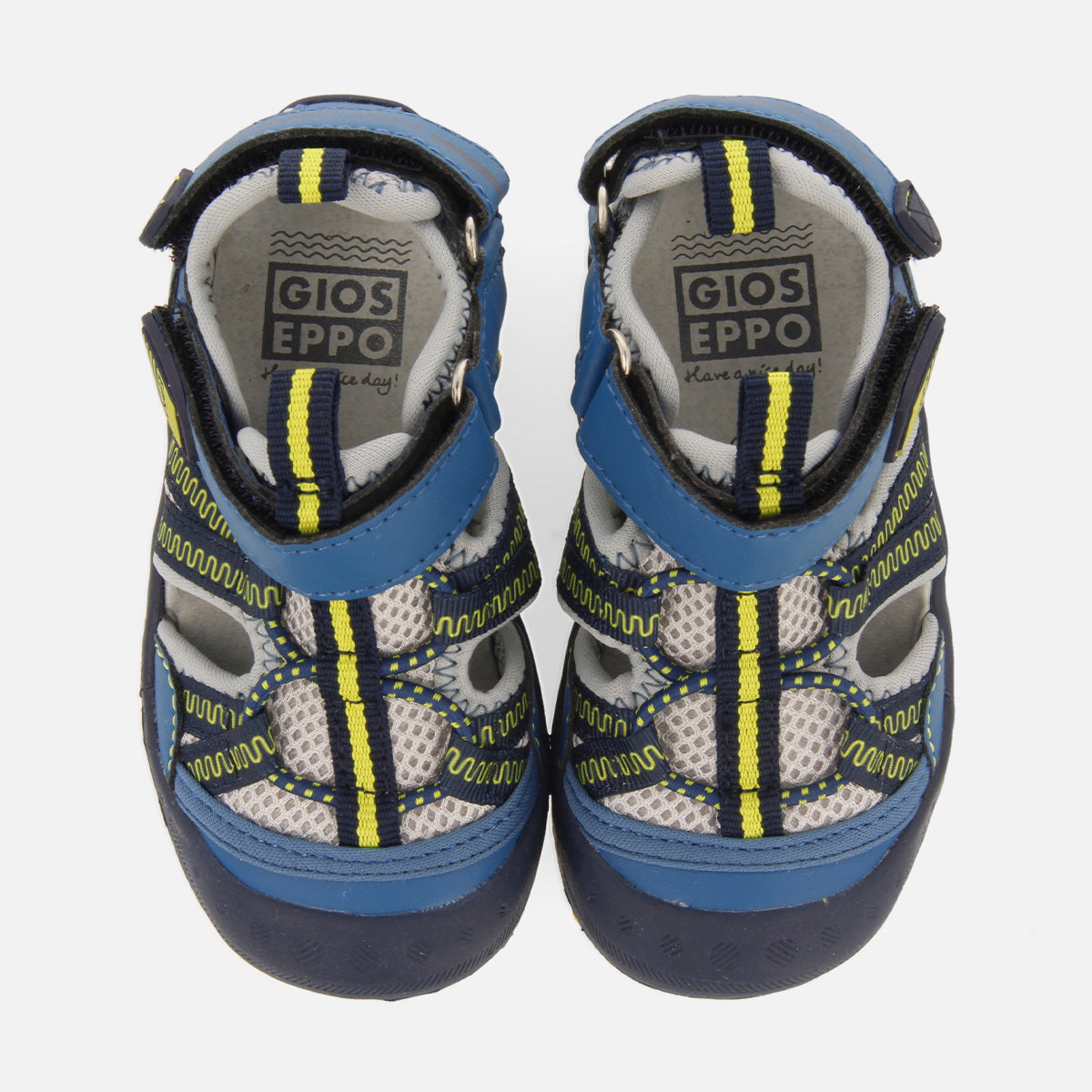 Curvelo babies teal sports sandals