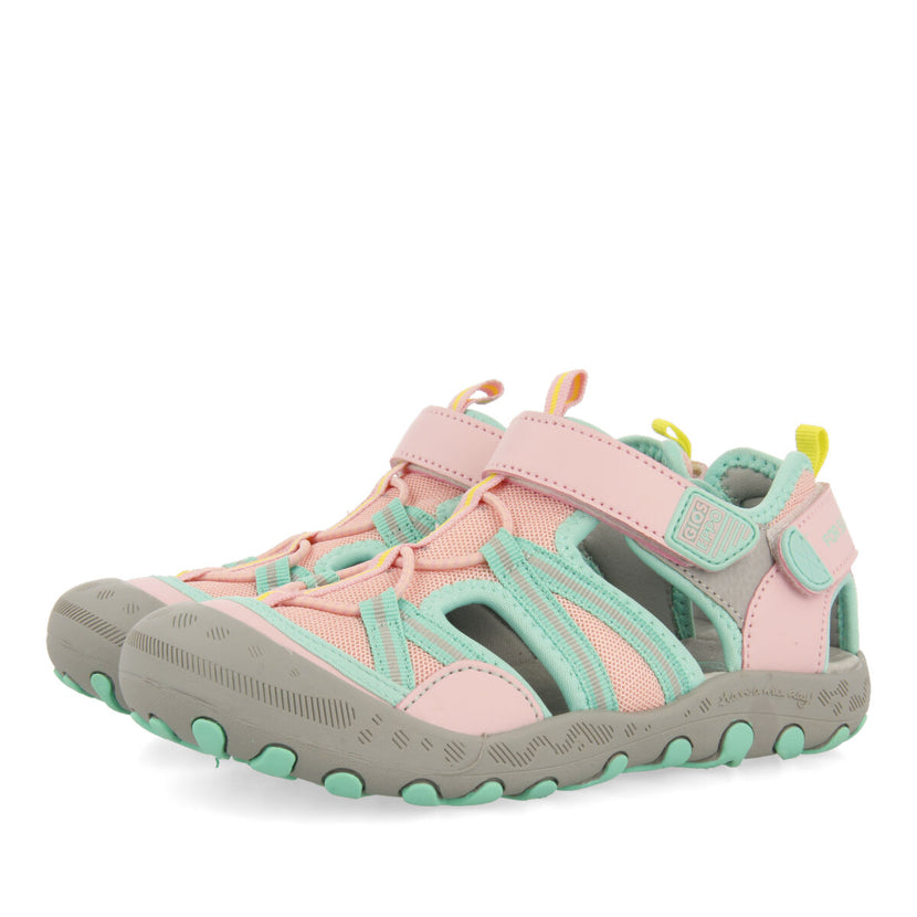 Sandali stile californiano color menta per ragazza Charteves