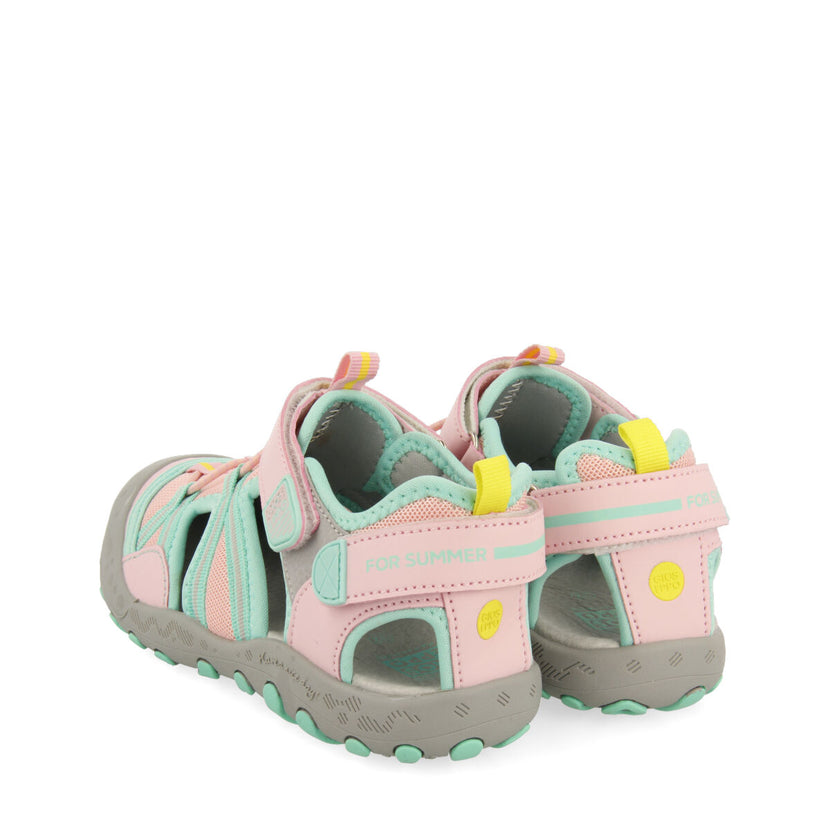 Sandali stile californiano color menta per ragazza Charteves