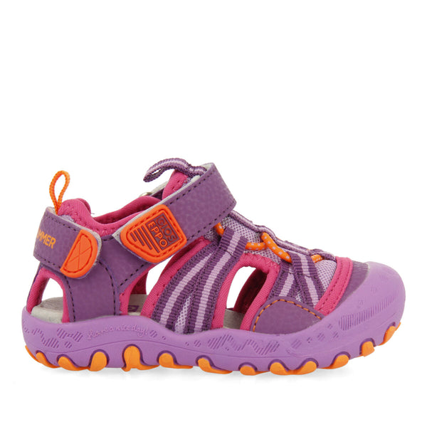 Bremur girls lilac sports sandals