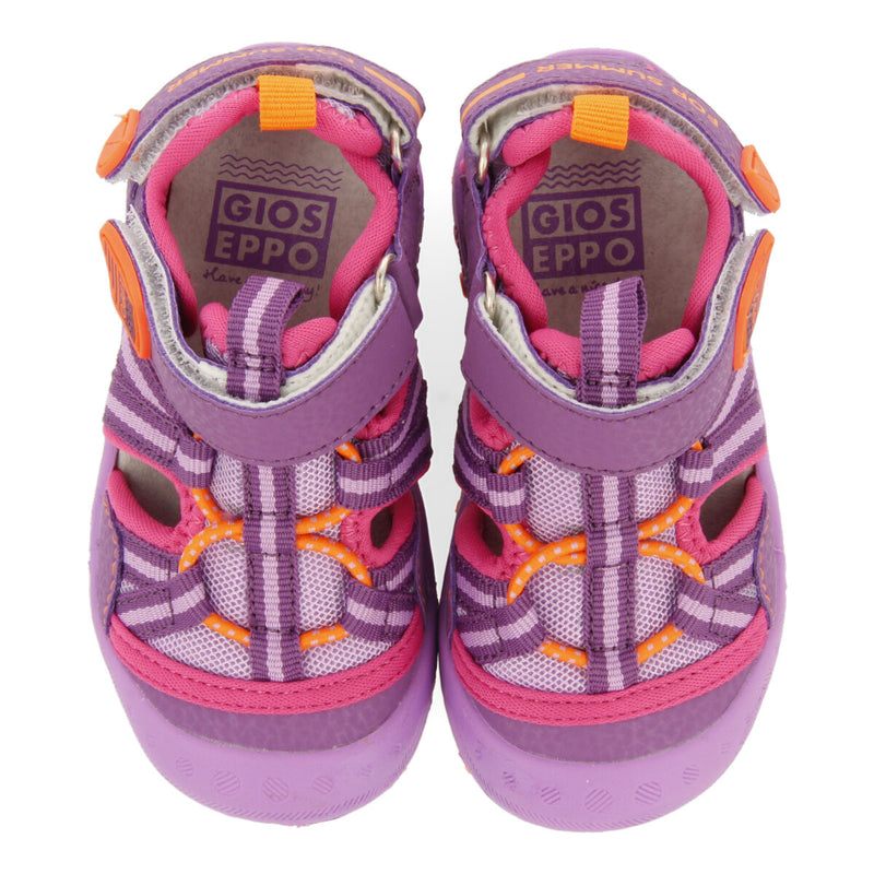 Bremur girls lilac sports sandals