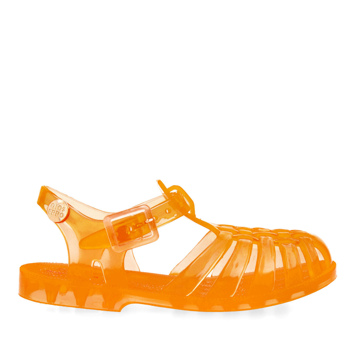 Pompeu girls orange retro strappy sandals