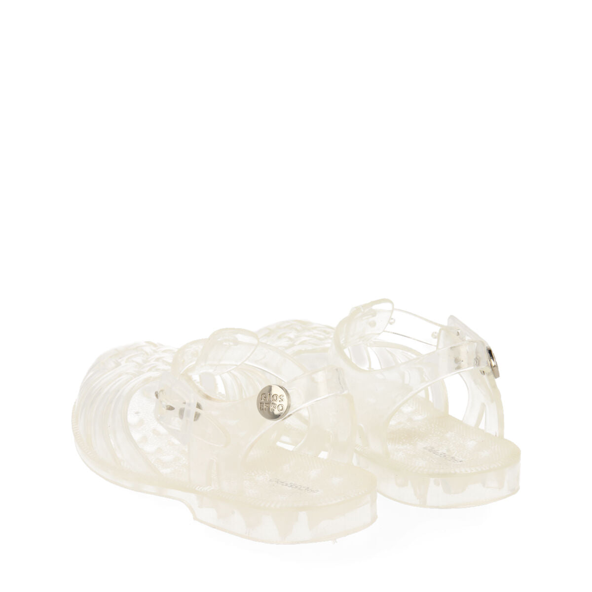 Pompeu girls clear retro strappy sandals