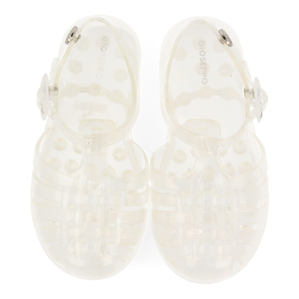 Pompeu girls clear retro strappy sandals