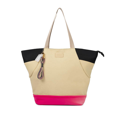 ALAGOA WOMEN'S TAN NEOPRENE SHOPPER BAG
