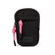 Mini bolsa de cor preto de neopreno para mulher mardin