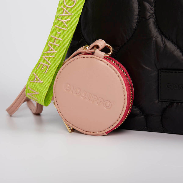 Sabara women's black cushioned shopper bag with accessories