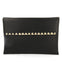 Pochette nera per donna nanuque