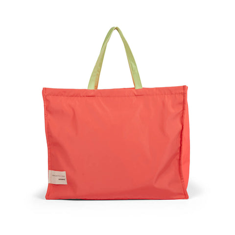 BOLSA XL DE NYLON ROSA CON ACCESORIOS PARA MUJER BANAUE