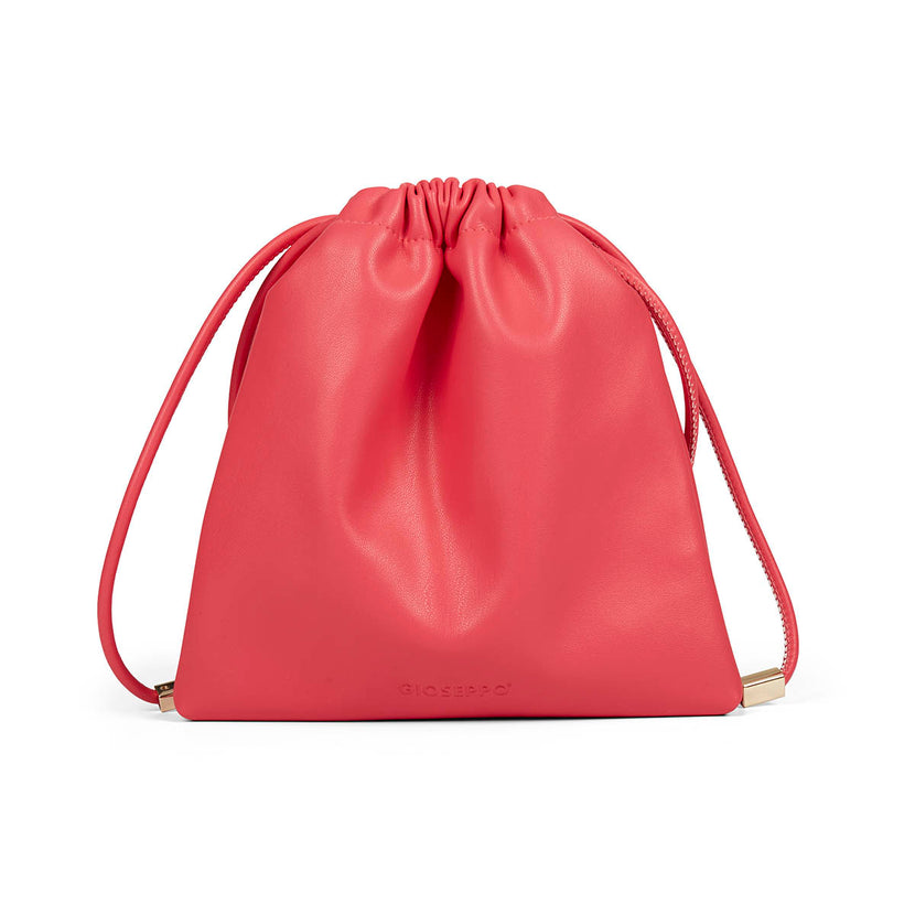 Mini-sac bandoulière de couleur fuschia pour femme loupes