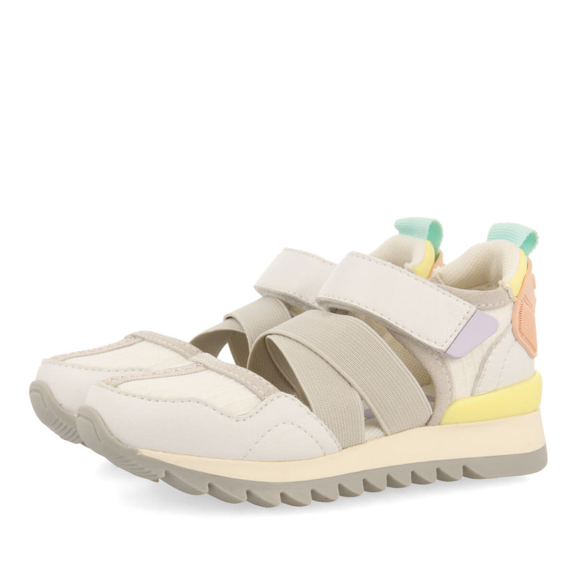 Ballerines sport blanches pour fille ytres