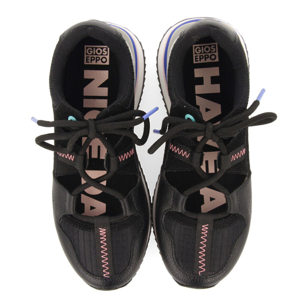Sneakers forme semi-ouverte noires pour filles dizone