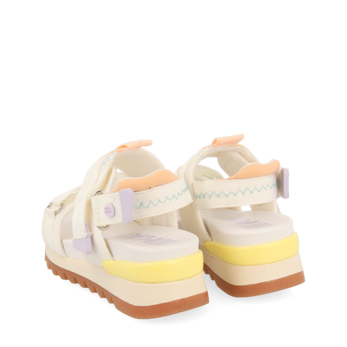 Cosala girls adjustable white mesh sports sandals