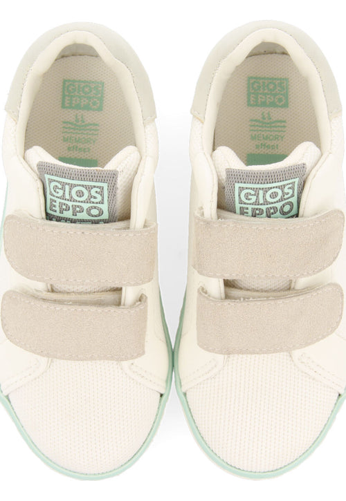 Sneakers bianche con base a rete da bambina joaima