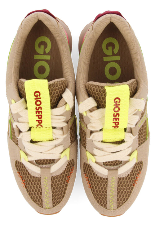 Sneakers beige con texturas para mujer thorens  