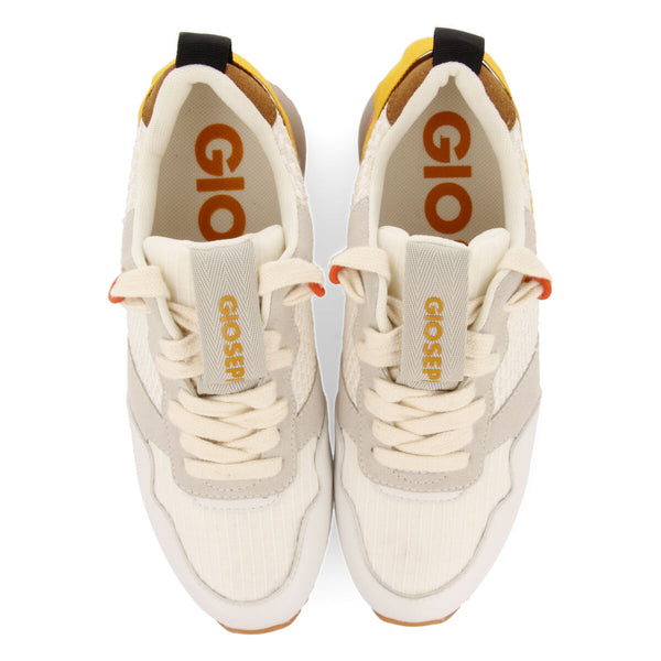 Sneakers blancas con texturas y detalles para mujer luzon 