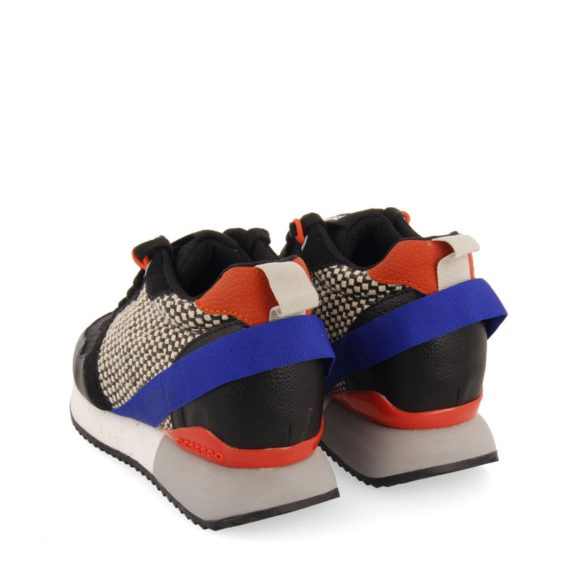 Sneakers nere con texture e dettagli con zeppa interna per donna evosges 