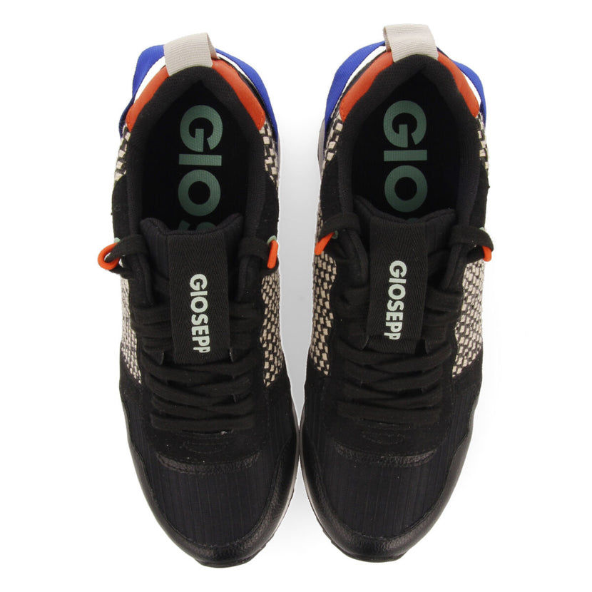 Sneakers nere con texture e dettagli con zeppa interna per donna evosges 