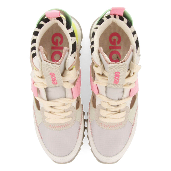 Ormoy women's semi-open button-up sneakers with a range of prints