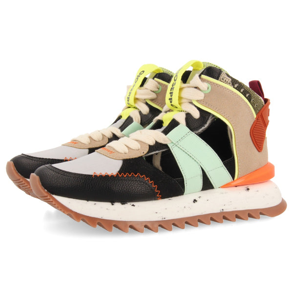 Amix women's semi-open button-up sneakers and a range of prints