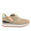 Sneakers beige con texturas para mujer anneot 
