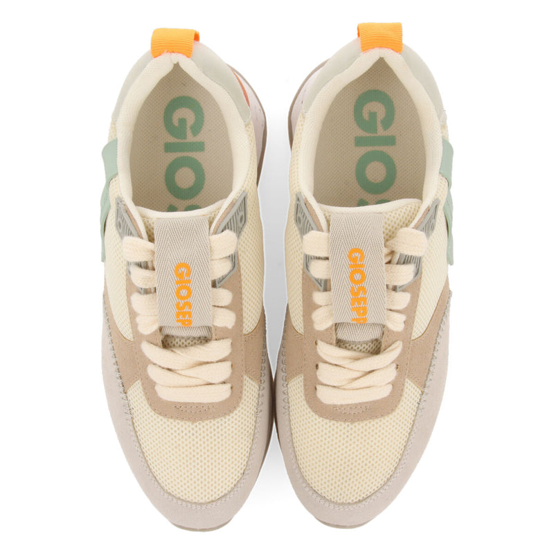 Anneot women's white textured sneakers