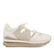 Sneakers brancas com corte semiabierto para mulher milot