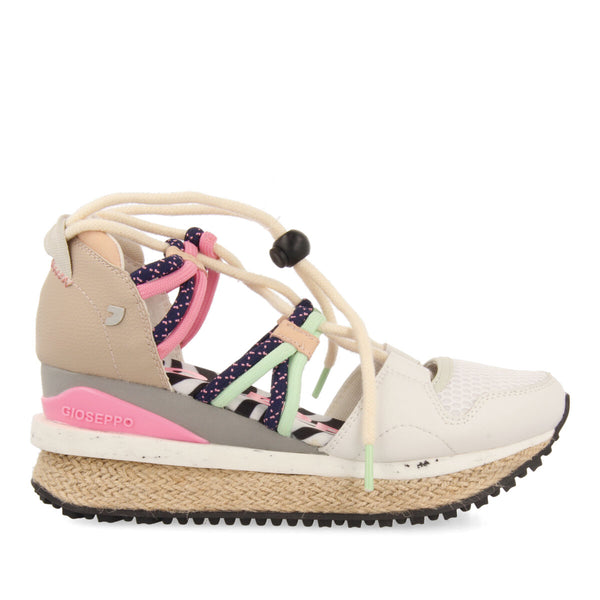 Tulare black espadrille sneakers with wedges