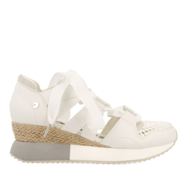 Tassin women's white espadrille sneakers