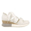 Sneakers brancas tipo alpercata para mulher tassin