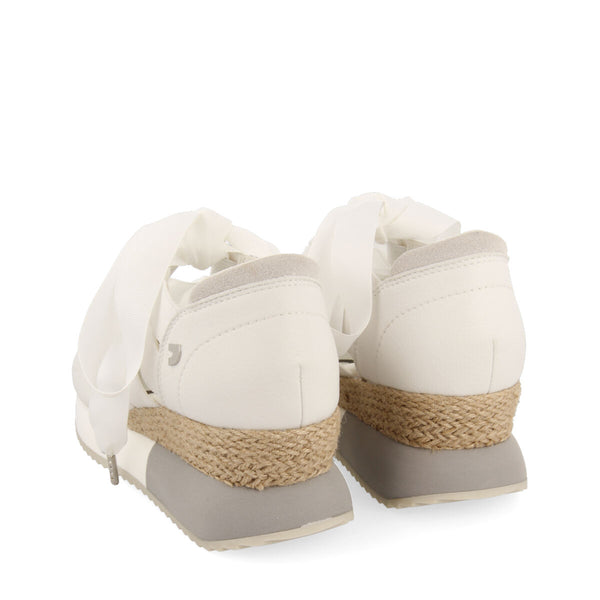 Tassin women's white espadrille sneakers