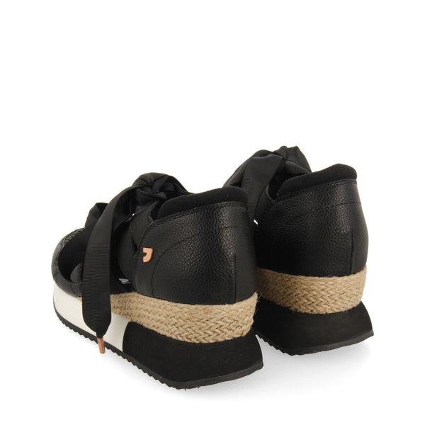 Tassin women's black espadrille sneakers