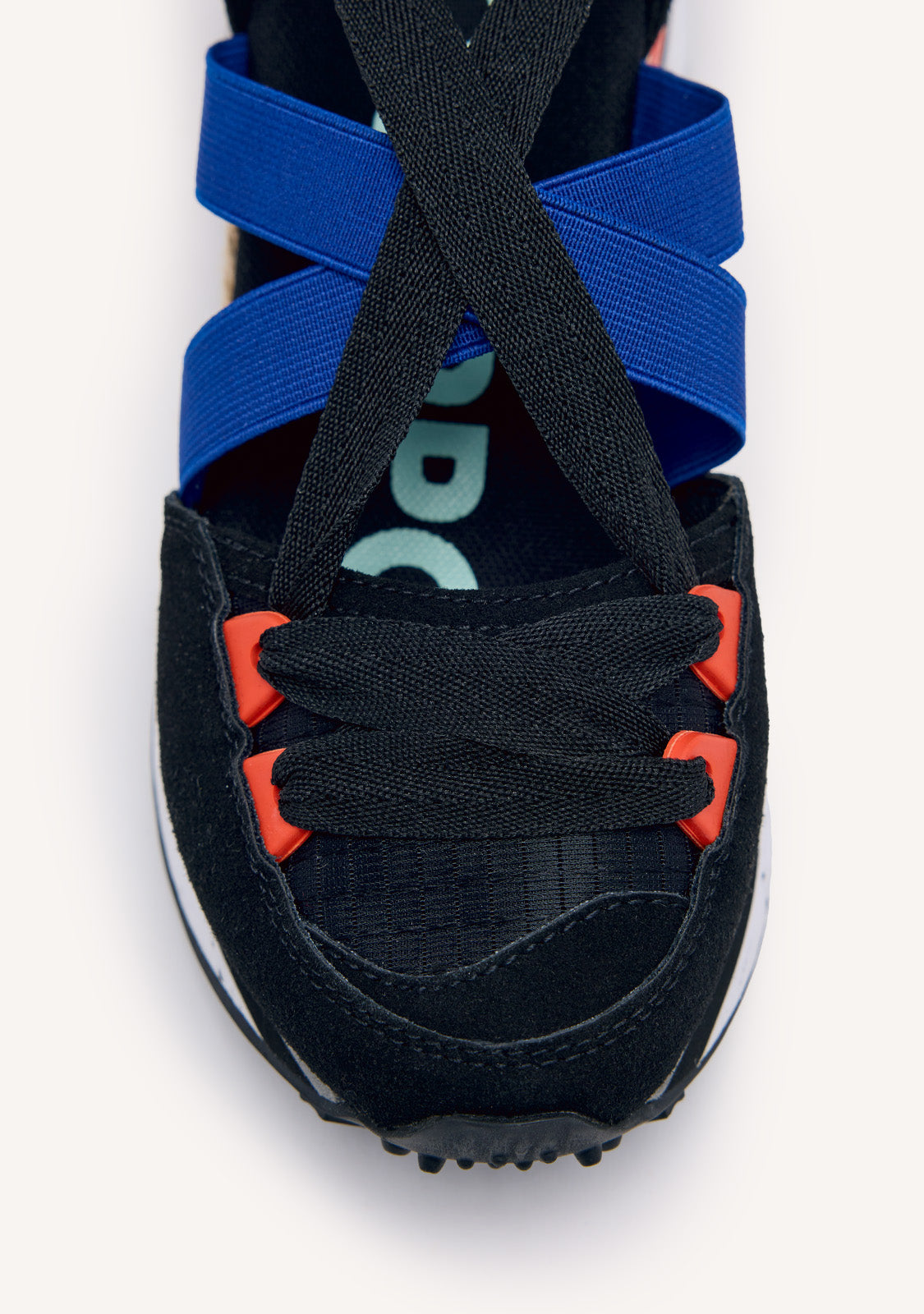 Coinches black espadrille sneakers with wedges