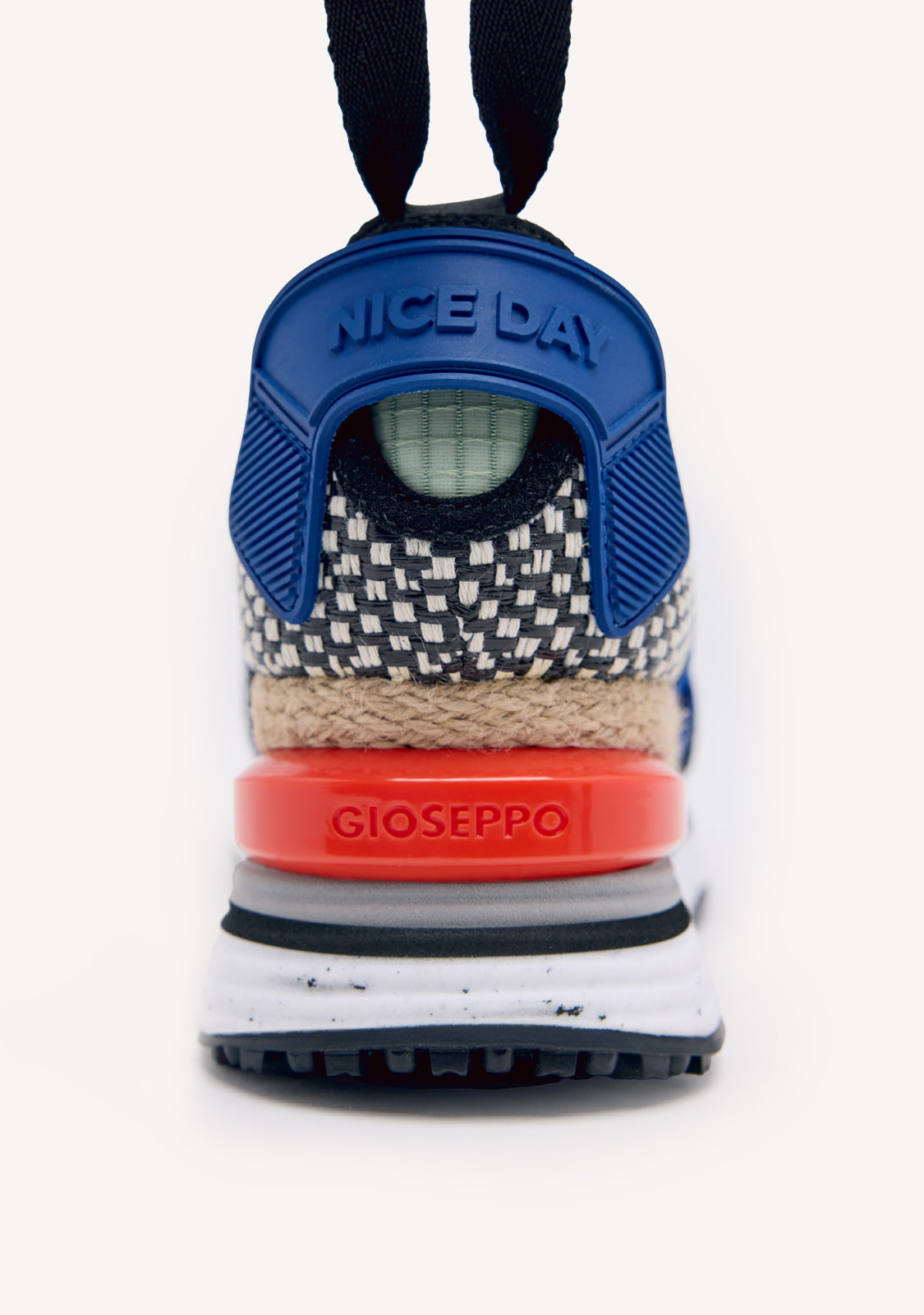 Coinches black espadrille sneakers with wedges