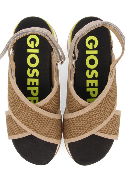 Caturai women's sporty beige mesh sandals