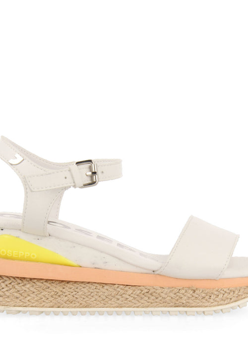 Sandalias deportivas blancas con cuña para mujer urandi 