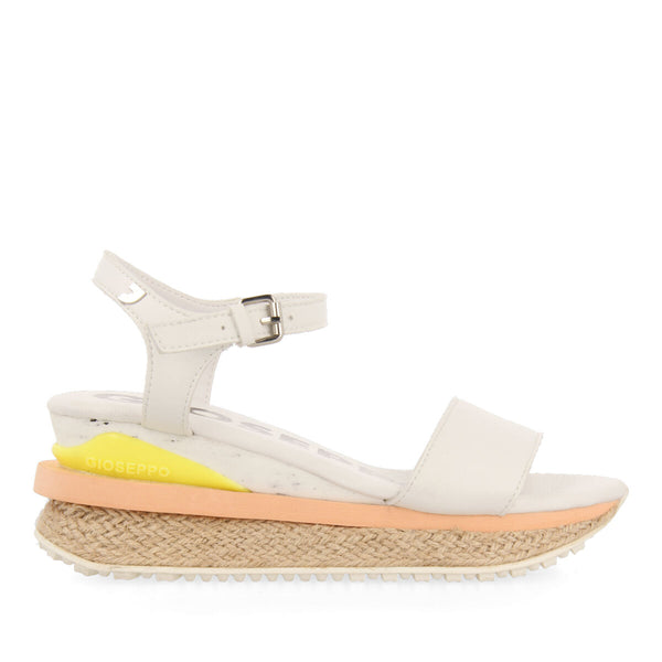 Sandalias deportivas blancas con cuña para mujer urandi 