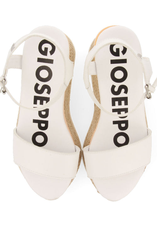 Sandalias deportivas blancas con cuña para mujer urandi 