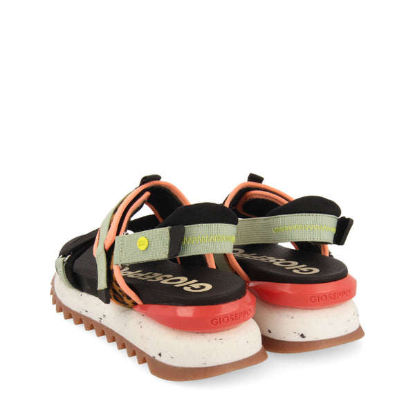 Semarang women's sporty leopard-print sandals