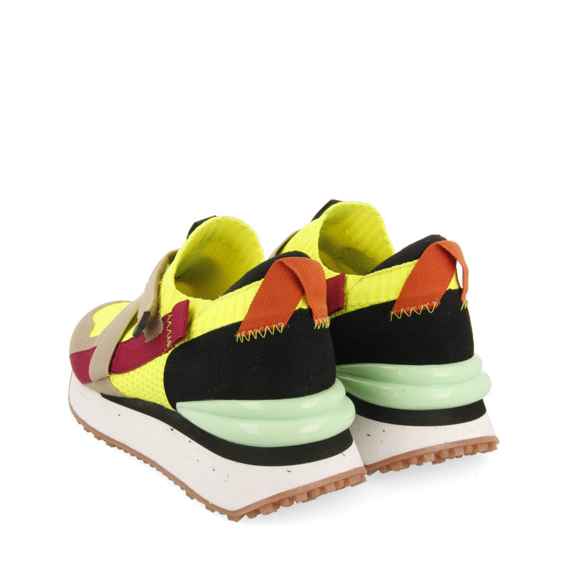 Tole women's neon sock-style sneakers with straps