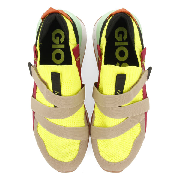 Tole women's neon sock-style sneakers with straps