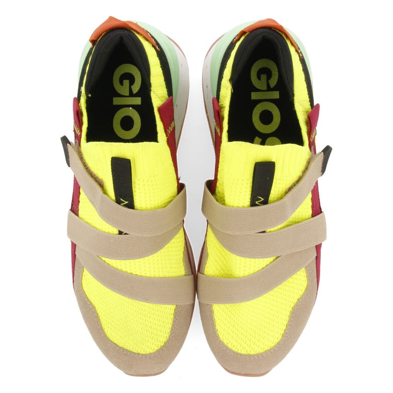 Tole women's neon sock-style sneakers with straps