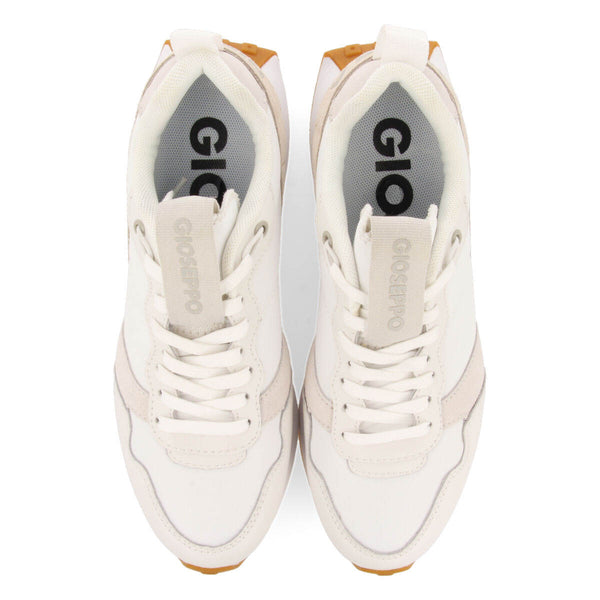 Sneakers blancas de inspiración retro con detalles multicolor para mujer chacao