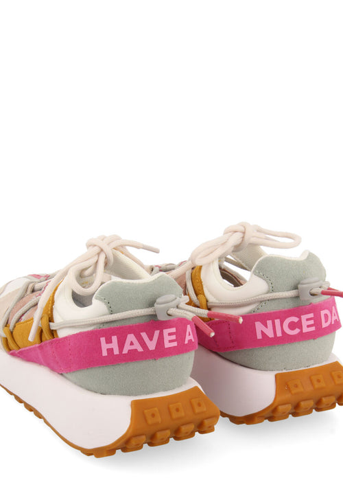 Leogane women's semi-open white sneakers