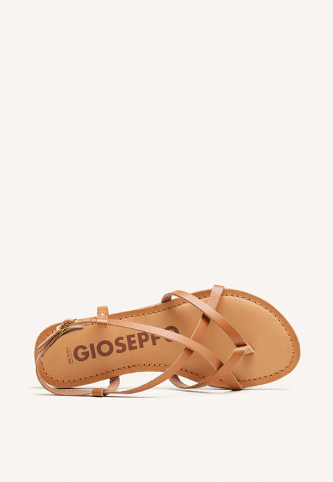SANDALIAS COLOR CUERO ESTILO ROMANA PARA MUJER LELEX