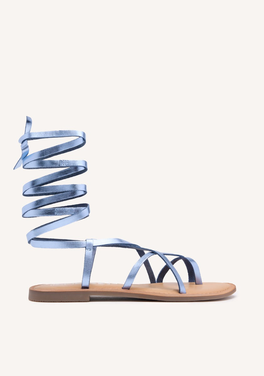 SANDALIAS PIEL TIRAS LUSSAT